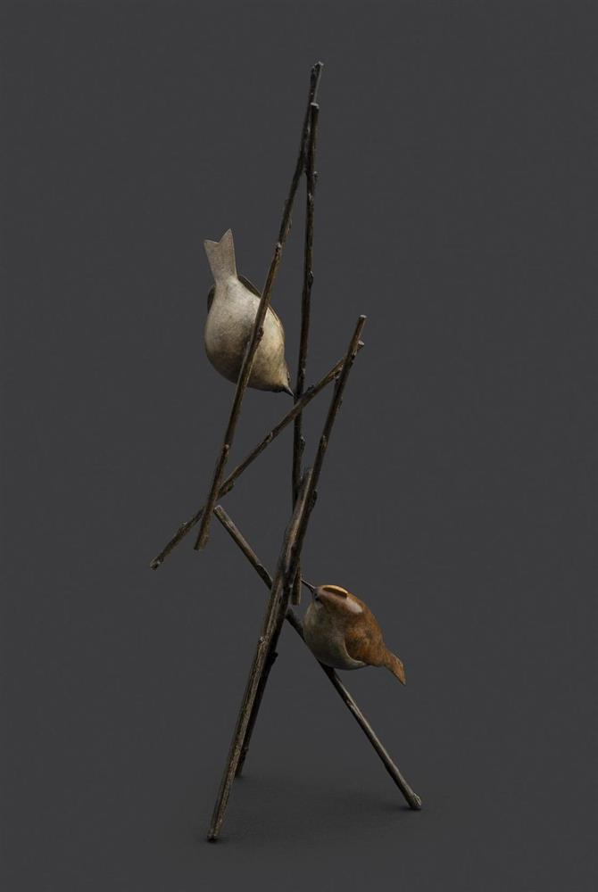 Limited Edition 'Bronze Goldcrest' by Adam Binder